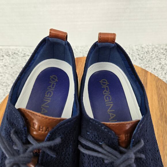 Cole Haan Mens 11.5M OriginalGrand Navy Sitchlite Wingtip Casual Daily Oxford main image 8